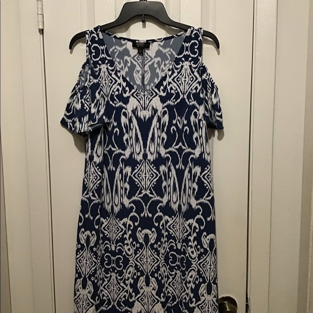 MSK Petite Patterned Shift Dress